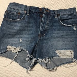 Free people dark wash shorts